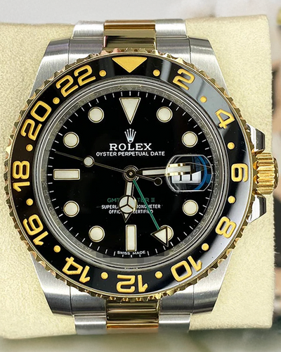 2013 Rolex GMT-Master II 40MM Black Dial Two-Tone Oyster Bracelet (116713)