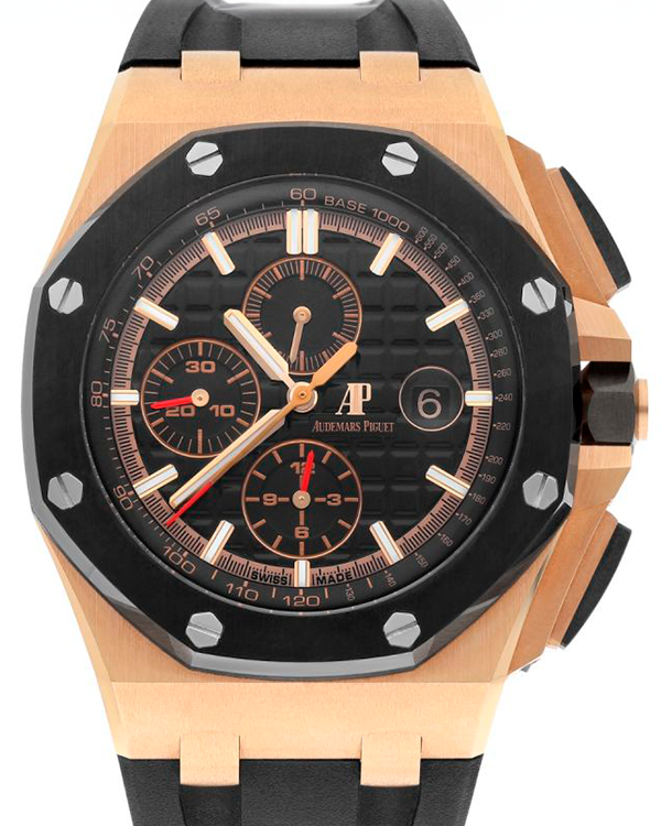 2021 Audemars Piguet Royal Oak Offshore Chronograph 44MM Black Dial Rubber Strap (26401RO.OO.A002CA.02)