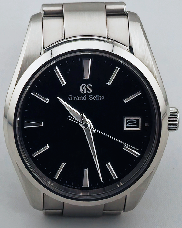 2022 Grand Seiko Heritage Collection 40MM Quartz Black Dial Steel Bracelet (SBGP011G)