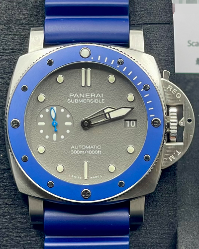 2023 Panerai Submersible 42MM Grey Dial Rubber Strap (PAM00959)