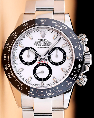 2019 Rolex Cosmograph Daytona "Panda" 40MM White Dial Oyster Bracelet (116500LN)