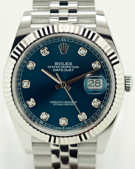 2024 Rolex Datejust 41MM Blue Dial Jubilee Bracelet (126334)
