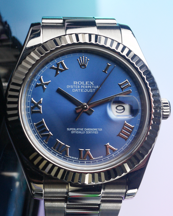 Rolex Datejust II 41MM Blue Dial Oyster Bracelet (116334)