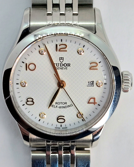 Tudor 1926 28MM White Dial Steel Bracelet (91350)