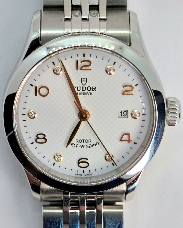Tudor 1926 28MM White Dial Steel Bracelet (91350)