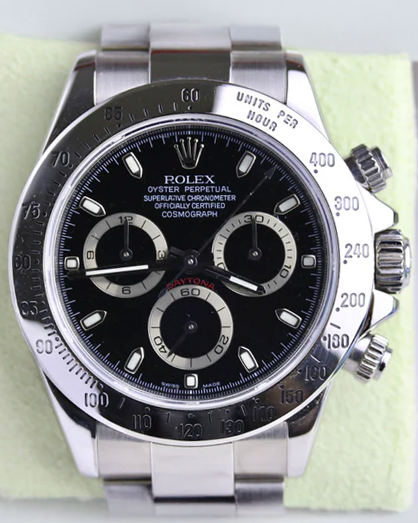 2004 (F Serial) Rolex Cosmograph Daytona 40MM Black Dial Oyster Bracelet (116520)