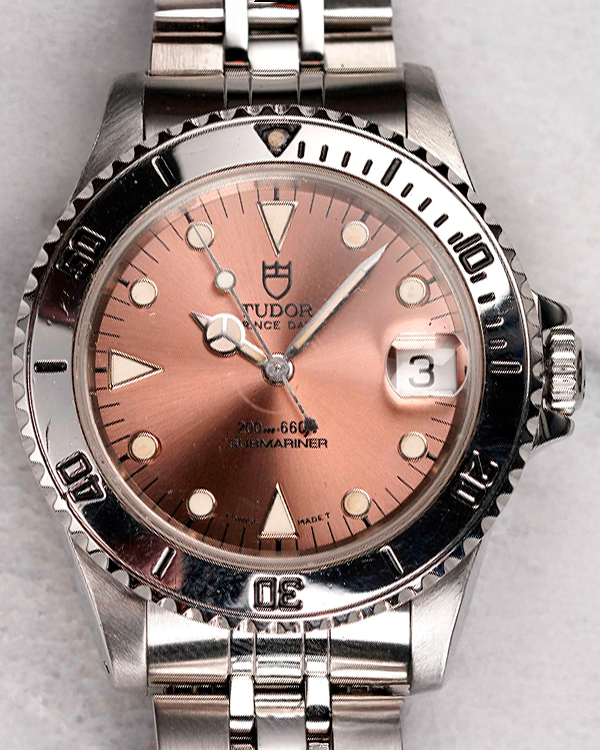 Tudor Submariner 36MM Salmon Dial Steel Bracelet (75190)