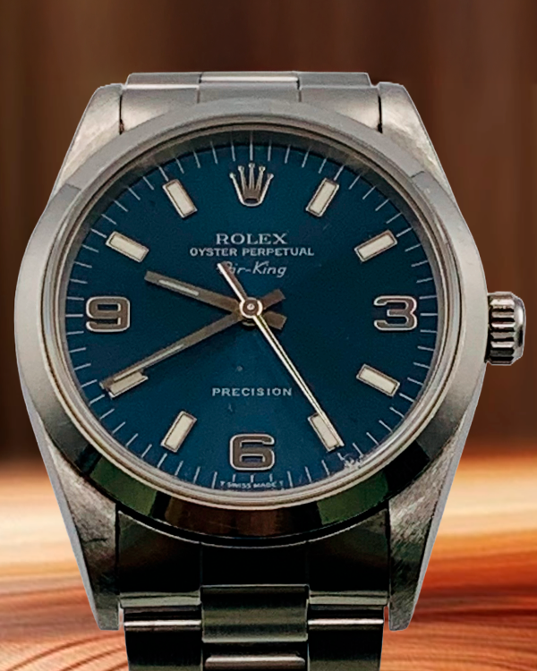 Rolex Air-King 34MM Blue Dial Oyster Bracelet (14000)