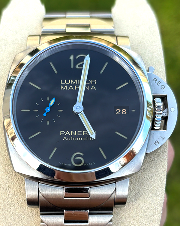 Panerai Luminor Marina 1950 3 Days 42MM Black Dial Steel Bracelet (PAM00722)