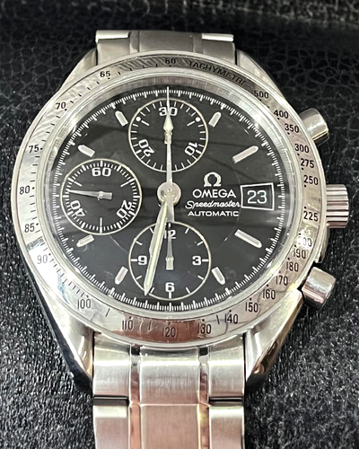 Omega Speedmaster Date 39MM Black Dial Steel Bracelet (3513.50.00)