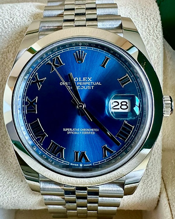 2023 Rolex Datejust 41MM Blue Dial Jubilee Bracelet (126300)