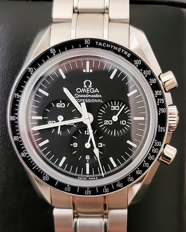 2017 Omega Speedmaster Professional Moonwatch 42MM Black Dial Steel Bracelet (311.30.42.30.01.006)