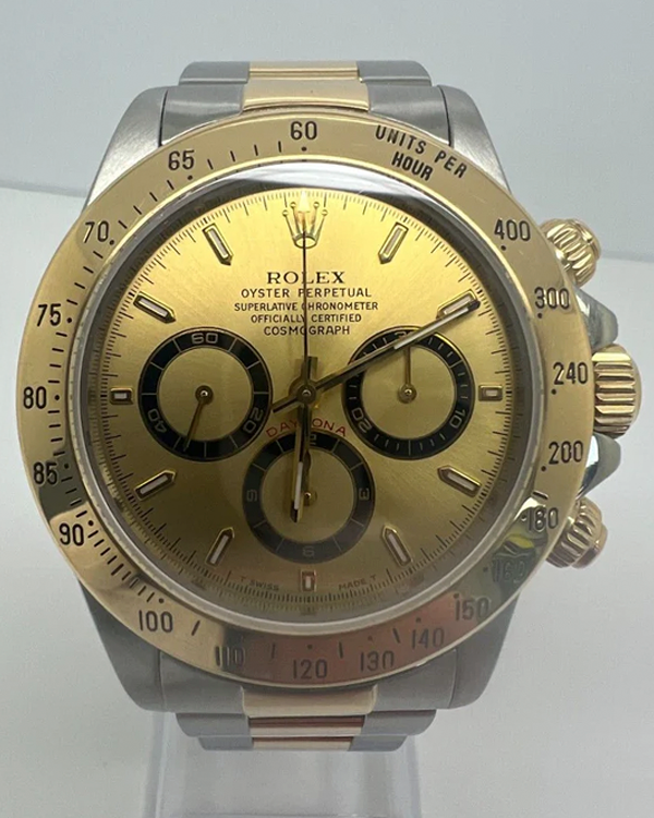 Rolex Cosmograph Daytona 40MM Champagne Dial Two-Tone Oyster Bracelet (16523)