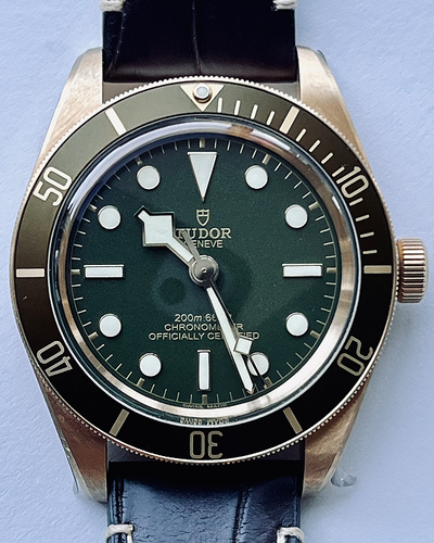 2024 Tudor Black Bay Fifty-Eight 39MM Green Dial Leather Strap (79018V)