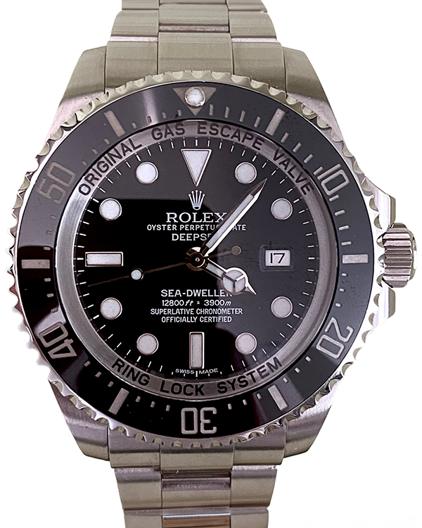 2012 Rolex Sea-Dweller Deepsea 44MM Black Dial Oyster Bracelet (116660)