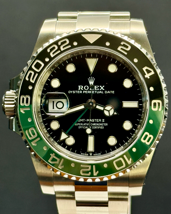 2024 Rolex GMT-Master II "Sprite" 40MM Black Dial Oyster Bracelet (126720VTNR)