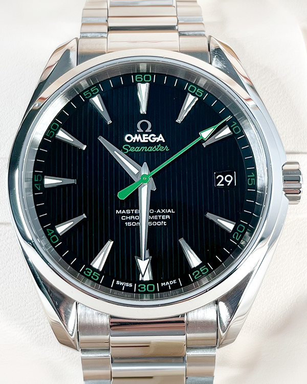 Omega Seamaster Aqua Terra "Golf Edition" 41.5MM Black Dial Steel Bracelet (231.10.42.21.01.004)