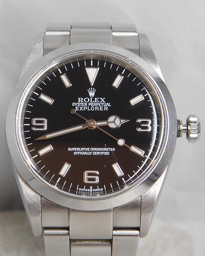 2003 Rolex Explorer 36MM Black Dial Oyster Bracelet (114270)