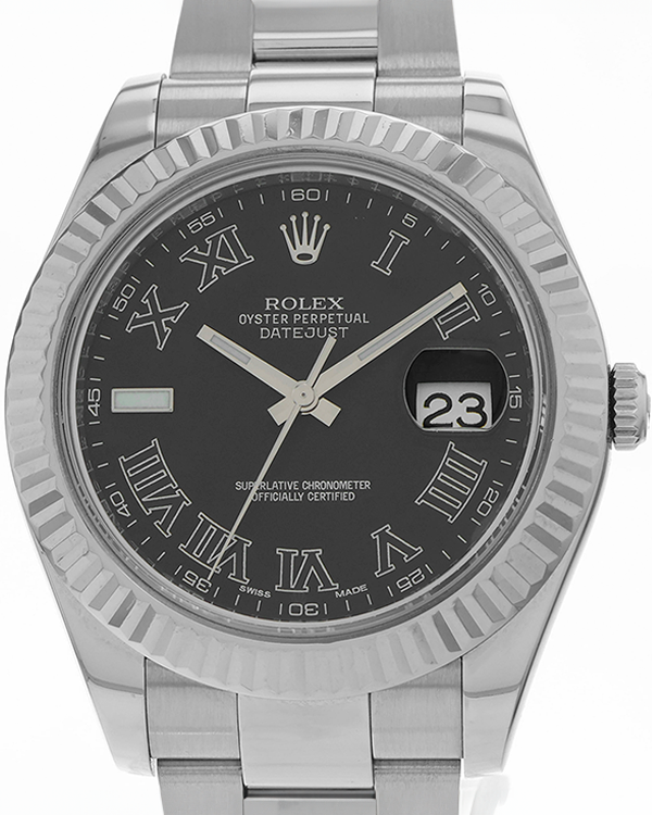 Rolex Datejust II 41MM Black Dial Oyster Bracelet (116334)