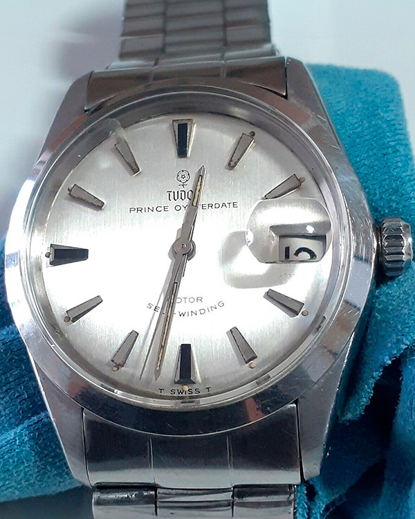 Tudor Prince Oysterdate 34MM Silver Dial Steel Bracelet (7966)