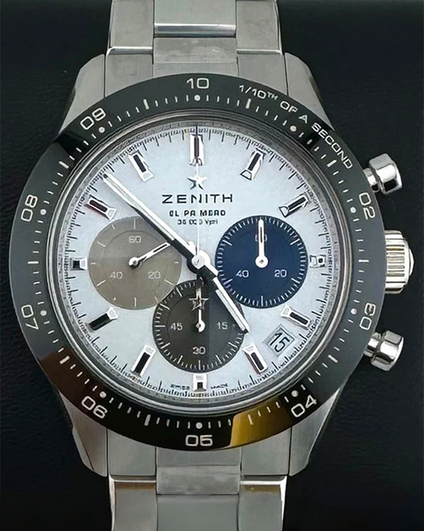 2024 Zenith Chronomaster Sport 41MM White Dial Steel Bracelet (03.3100.3600/69.M3100)