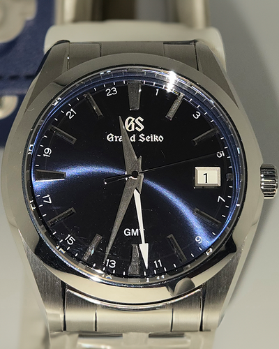 Grand Seiko Heritage Collection 40MM Quartz Blue Dial Steel Bracelet (SBGN031)