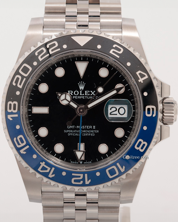 2023 Rolex GMT-Master II "Batgirl" 40MM Black Dial Jubilee Bracelet (126710BLNR)