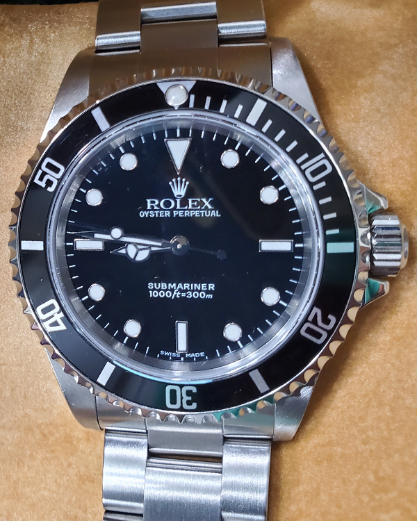 2001 Rolex Submariner No-Date 40MM Black Dial Oyster Bracelet (14060M)