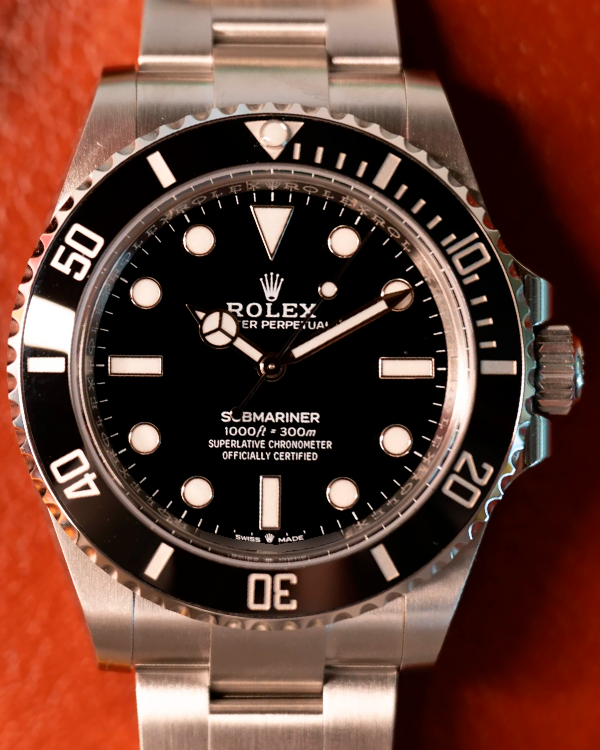 2023 Rolex Submariner No Date 41MM Black Dial Oyster Bracelet (124060)