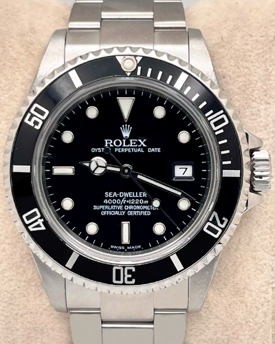 2003 Rolex Sea-Dweller 40MM Black Dial Oyster Bracelet (16600)