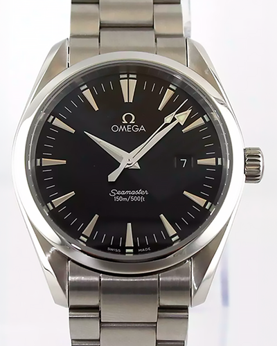 Omega Seamaster Aqua Terra 36MM Quartz Black Dial Steel Bracelet (2518.50.00)