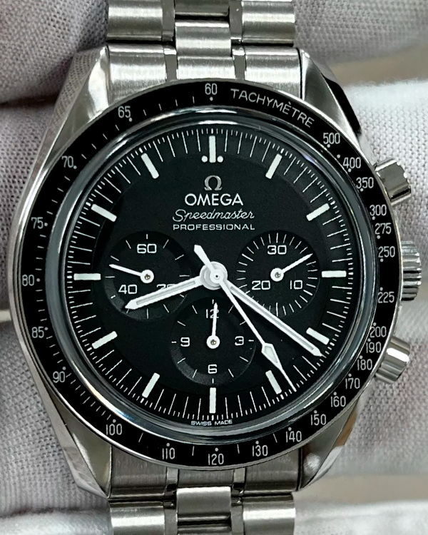 Omega Speedmaster Professional Moonwatch 42MM Black Dial Steel Bracelet (310.30.42.50.01.002)