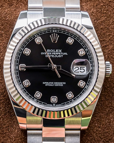 2023 Rolex Datejust 41MM Black Dial Oyster Bracelet (126334)