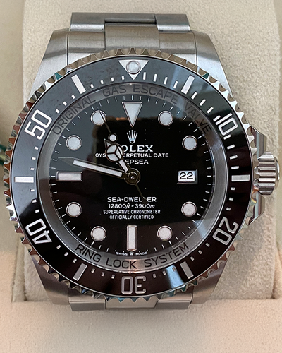 2021 Rolex Deepsea 44MM Black Dial Oyster Bracelet (126660)