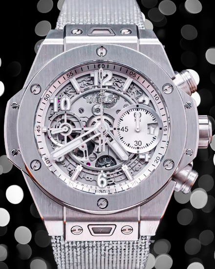 2022 Hublot Big Bang Unico "Essential Grey" L.E. 42MM Skeleton Dial Textile Strap (441.NX.4210.RX.HEC22)