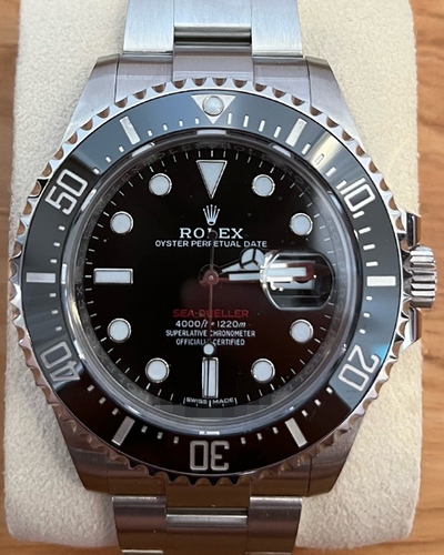 2017 Rare Rolex Sea-Dweller "MK1" 43MM Black Dial Oyster Bracelet (126600)