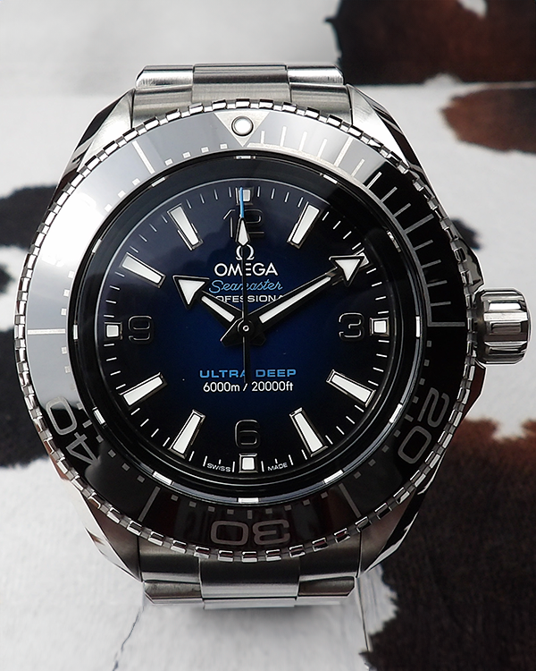 2023 Omega Seamaster Planet Ocean Ultra Deep 6000M 45.5MM Blue Dial Steel Bracelet (215.30.46.21.03.001)