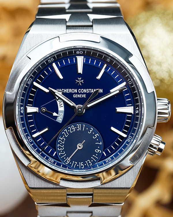 2019 Vacheron Constantin Overseas Dual Time 41MM Blue Dial Steel Bracelet (7900V/110A-B334)