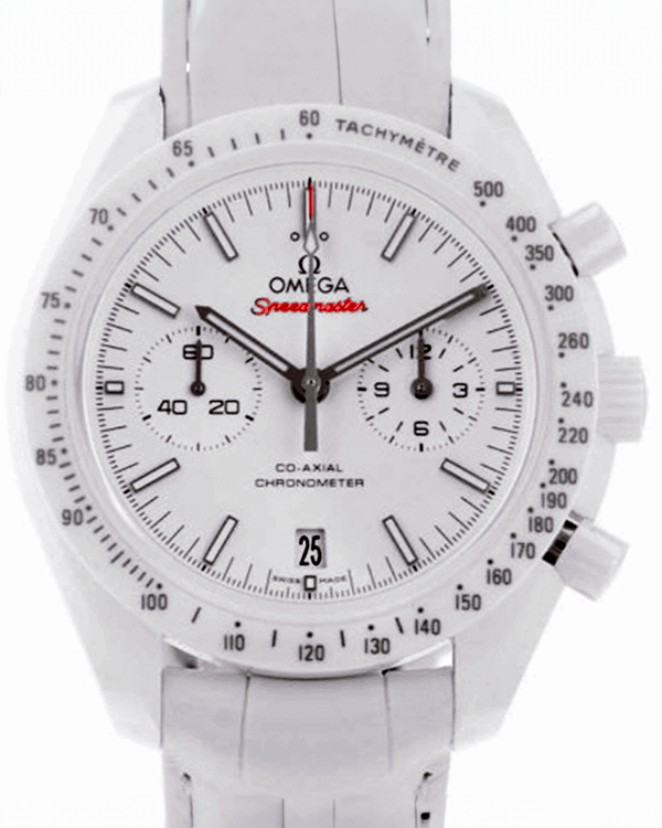 2023 Omega Speedmaster "White Side of the Moon" 45MM White Dial Leather Strap (311.93.44.51.04.002)