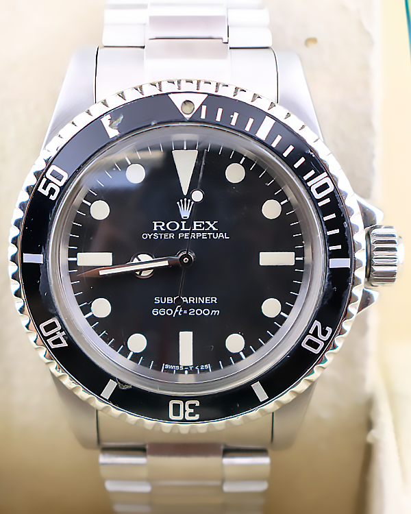 Rolex Submariner No-Date 40MM Black Dial Oyster Bracelet (5513)