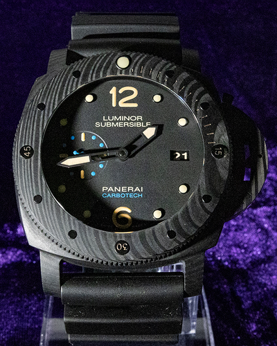 Panerai Luminor Submersible 1950 3 Days Automatic 47MM Black Dial Rubber Strap (PAM00616)