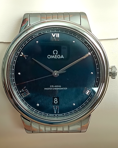 2024 Omega De Ville Prestige 40MM Blue Dial Steel Bracelet (434.10.40.20.03.001)