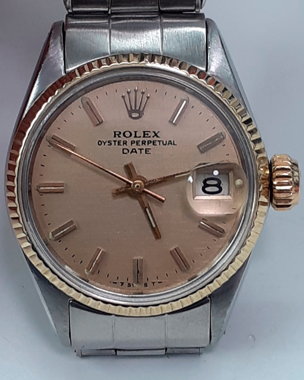 Rolex Oyster Perpetual Lady Date 26MM Champagne Dial Oyster Bracelet (6517)