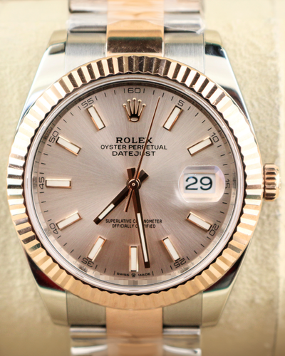 Rolex Datejust 41MM Sundust Dial Two-Tone Oyster Bracelet (126331)