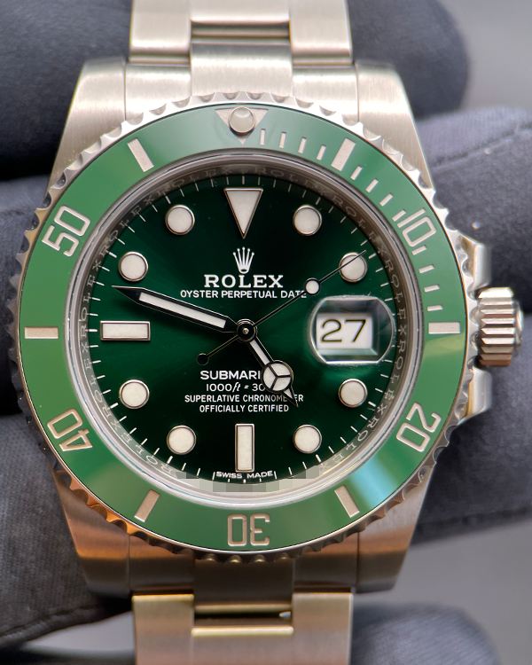 2019 Rolex Submariner Date “Hulk” 40MM Green Dial Oyster Bracelet (116610LV)