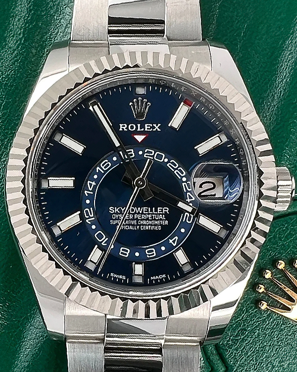 2019 Rolex Sky-Dweller 42MM Blue Dial Oyster Bracelet (326934)