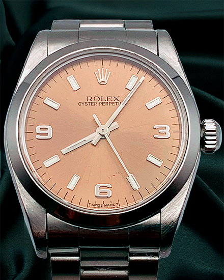 Rolex Oyster Perpetual 31MM Salmon Dial Oyster Bracelet (67480)