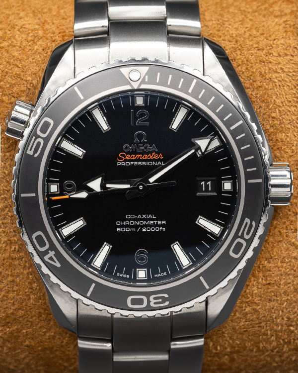 2014 Omega Seamaster Planet Ocean 600M 45.5MM Black Dial Steel Bracelet (232.30.46.21.01.001)