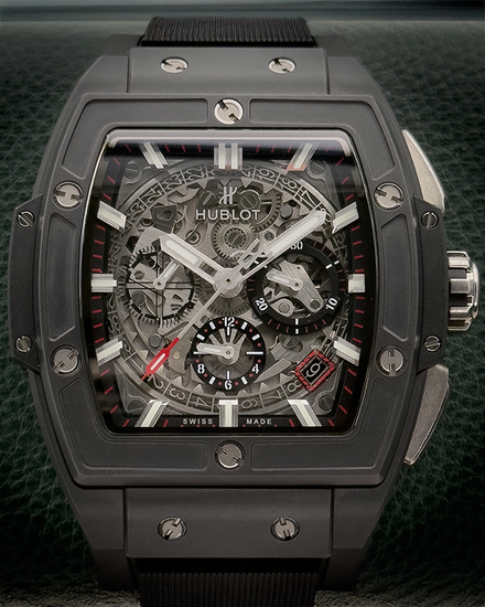 2021 Hublot Spirit Of Big Bang 42MM Skeleton Dial Rubber Strap (641.CI.0173.RX)