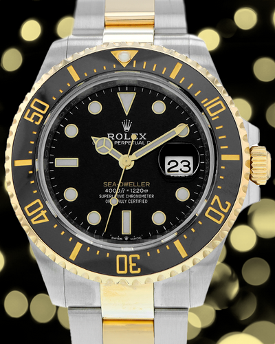 Rolex Sea-Dweller 43MM Black Dial Two-Tone Oyster Bracelet (126603)